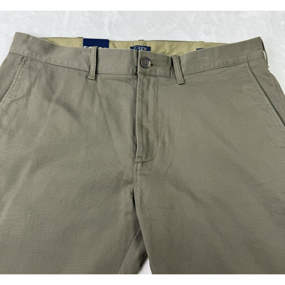J Crew Pants Men's‎ 32x34 Olive Flex Slim Fit Chino Stretch Preppy Classic NWT